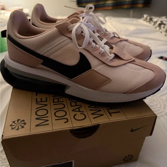 Nike Blush Pink and Black Air Max Pre-Day Sneakers - Picture 2 of 5